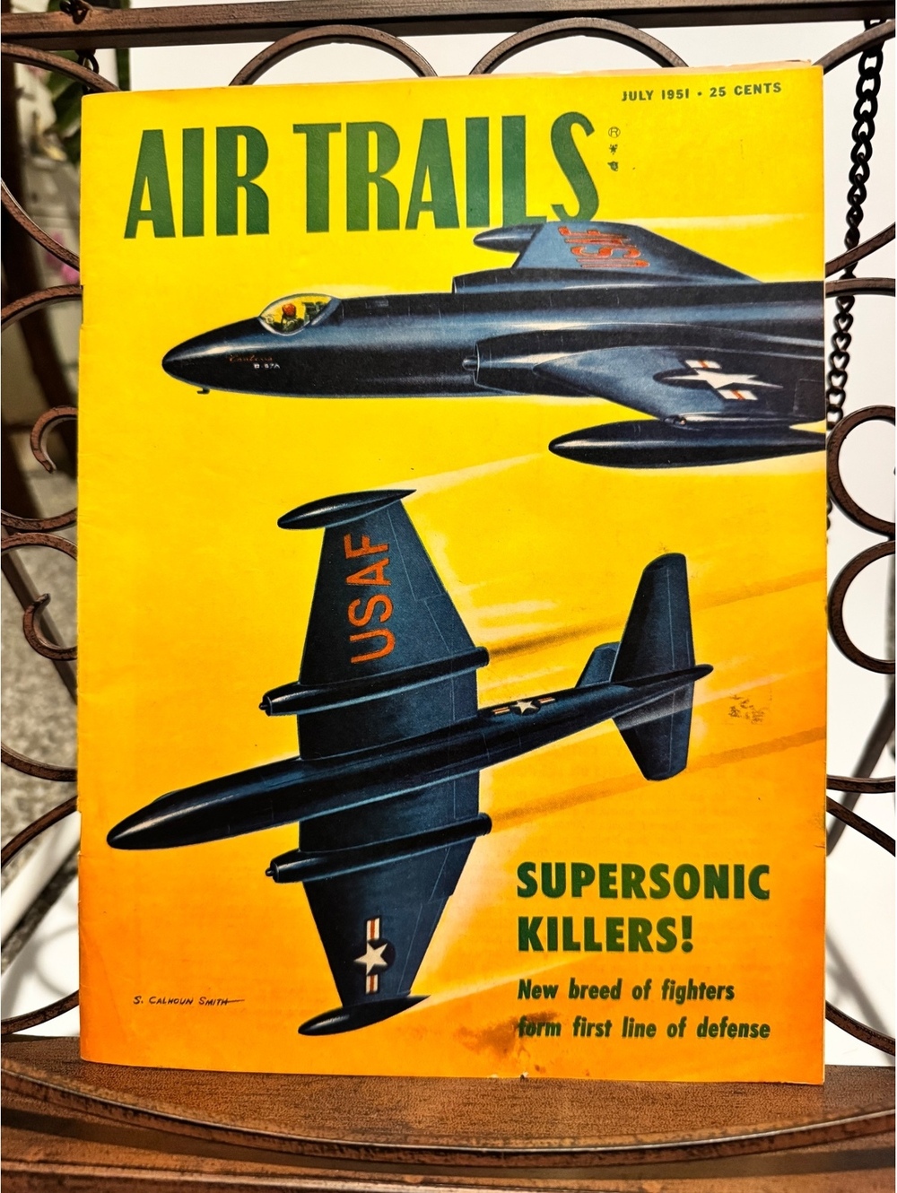 Vintage Air Trails Magazine July 1951 - Supersonic Killers!